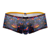Xtremen Men's Underwear 91193 Printed Trunks Color Pumpkins