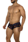 Xtremen Men's Underwear 91193 Printed Trunks Color Pumpkins