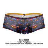 Xtremen Men's Underwear 91193 Printed Trunks Color Pumpkins