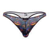 Xtremen Men's Underwear 91194 Printed Thongs Color Pumpkins