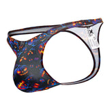 Xtremen Men's Underwear 91194 Printed Thongs Color Pumpkins