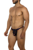 Xtremen Men's Underwear 91194 Printed Thongs Color Pumpkins