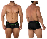 Xtremen Men's Underwear 91196 Jacquard Trunks Color Black
