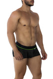 Xtremen Men's Underwear 91196 Jacquard Trunks Color Black