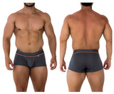 Xtremen Men's Underwear 91196 Jacquard Trunks Color Gray
