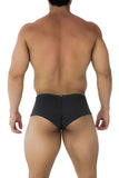 Xtremen Men's Underwear 91199 Jacquard Trunks Color Gray
