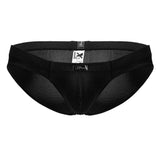 Xtremen Men's Underwear 91207B Microfiber Briefs Color Black