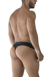 Xtremen Men's Underwear 91211B Microfiber Thongs Color Black