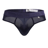 Xtremen Men's Underwear 91211B Microfiber Thongs Color Navy