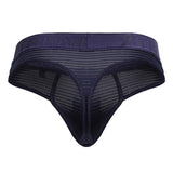 Xtremen Men's Underwear 91211B Microfiber Thongs Color Navy