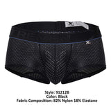 Xtremen Men's Underwear 91212B Microfiber Trunks Color Black