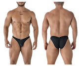 Xtremen Men's Underwear 91215B Microfiber Bikini Color Black