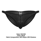 Xtremen Men's Underwear 91215B Microfiber Bikini Color Black