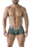 Xtremen Men's Underwear 91222 Microfiber Trunks Color Green