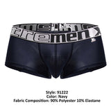 Xtremen Men's Underwear 91222 Microfiber Trunks Color Navy