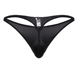 Xtremen Men's Underwear 91223 Microfiber Thongs Color Black