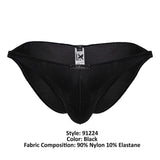 Xtremen Men's Underwear 91224 Microfiber Bikini Color Black