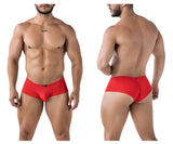Xtremen Men's Underwear 91225 Microfiber Trunks Color Red