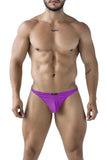 Xtremen Men's Underwear 91226 Microfiber Thongs Color Purple