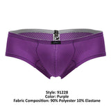 Xtremen Men's Underwear 91228 Microfiber Trunks Color Purple