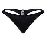 Xtremen Men's Underwear 91232 Microfiber Thongs Color Black
