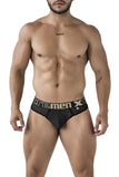 Xtremen Men's Underwear 91235 Microfiber Thongs Color Black