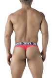 Xtremen Men's Underwear 91235 Microfiber Thongs Color Fuchsia
