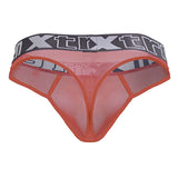 Xtremen Men's Underwear 91235 Microfiber Thongs Color Fuchsia