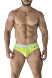 Xtremen Men's Underwear 91235 Microfiber Thongs Color Neon Green