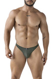 Xtremen Men's Underwear 91238 Microfiber Thongs Color Green