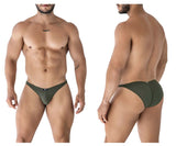 Xtremen Men's Underwear 91239 Microfiber Bikini Color Green