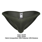 Xtremen Men's Underwear 91239 Microfiber Bikini Color Green