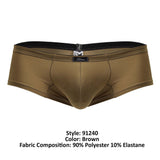 Xtremen Men's Underwear 91240 Microfiber Trunks Color Brown