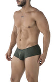 Xtremen Men's Underwear 91240 Microfiber Trunks Color Green