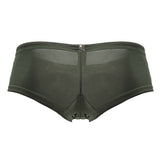 Xtremen Men's Underwear 91240 Microfiber Trunks Color Green