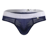 Xtremen Men's Underwear 91241 Microfiber Thongs Color Dark Blue