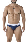 Xtremen Men's Underwear 91241 Microfiber Thongs Color Dark Blue