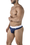 Xtremen Men's Underwear 91241 Microfiber Thongs Color Dark Blue