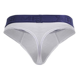 Xtremen Men's Underwear 91241 Microfiber Thongs Color White