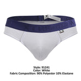 Xtremen Men's Underwear 91241 Microfiber Thongs Color White