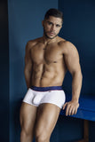 Xtremen Men's Underwear 91243 Microfiber Trunks Color White