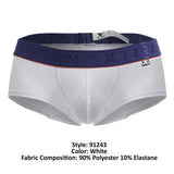 Xtremen Men's Underwear 91243 Microfiber Trunks Color White