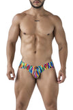 Xtremen Men's Underwear 91248 Printed Briefs Color Waves