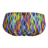 Xtremen Men's Underwear 91248 Printed Briefs Color Waves