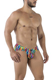 Xtremen Men's Underwear 91248 Printed Briefs Color Waves