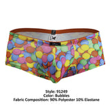Xtremen Men's Underwear 91249 Printed Trunks Color Bubbles