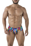 Xtremen Men's Underwear 91249 Printed Trunks Color Waves