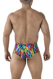 Xtremen Men's Underwear 91249 Printed Trunks Color Waves