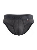 Xtremen 91250 Microfiber Mesh Briefs Color Gray