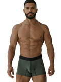 Xtremen 91251 Microfiber Mesh Boxer Briefs Color Military Green